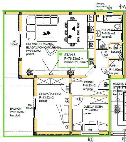 Appartement À vendre - ZADARSKA Privlaka