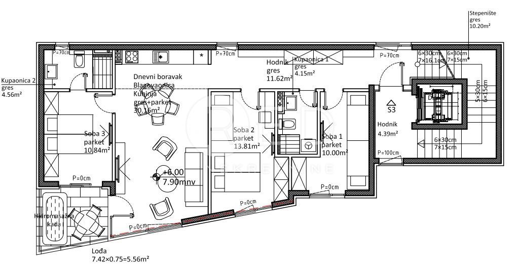 Flat For sale - ZADARSKA SUKOŠAN