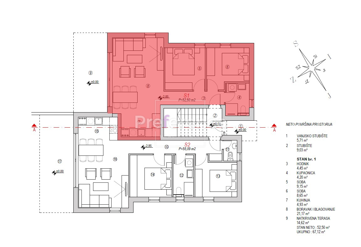 Flat For sale - LIČKO-SENJSKA NOVALJA