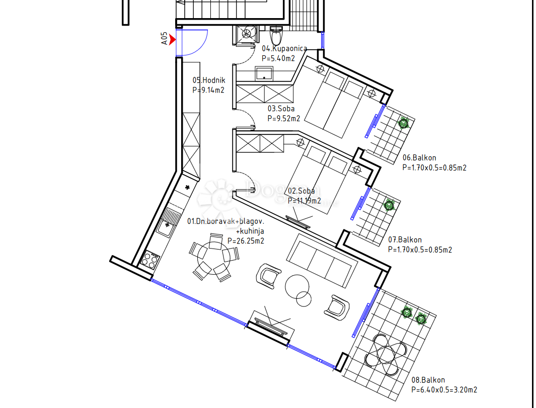 Flat For sale - SPLITSKO-DALMATINSKA TUČEPI