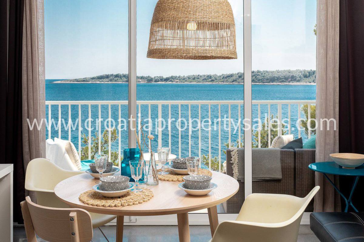 First row by the sea Croatia - House For sale KORČULA