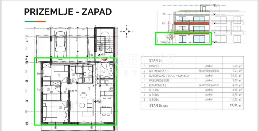 Apartma Na predaj - SPLITSKO-DALMATINSKA KAŠTELA