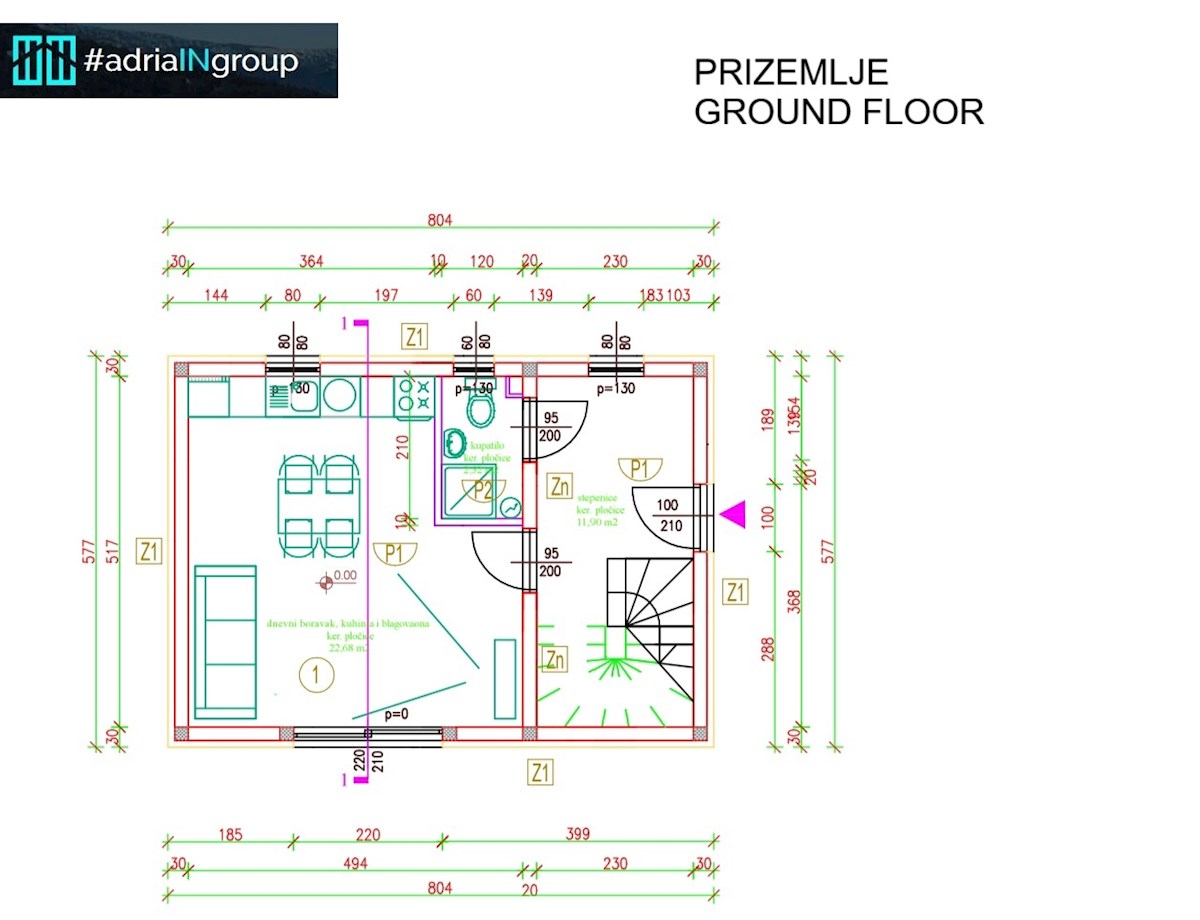 Casa In vendita - SPLITSKO-DALMATINSKA KAŠTELA