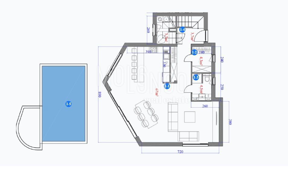 Apartma Na predaj - PRIMORSKO-GORANSKA KOSTRENA