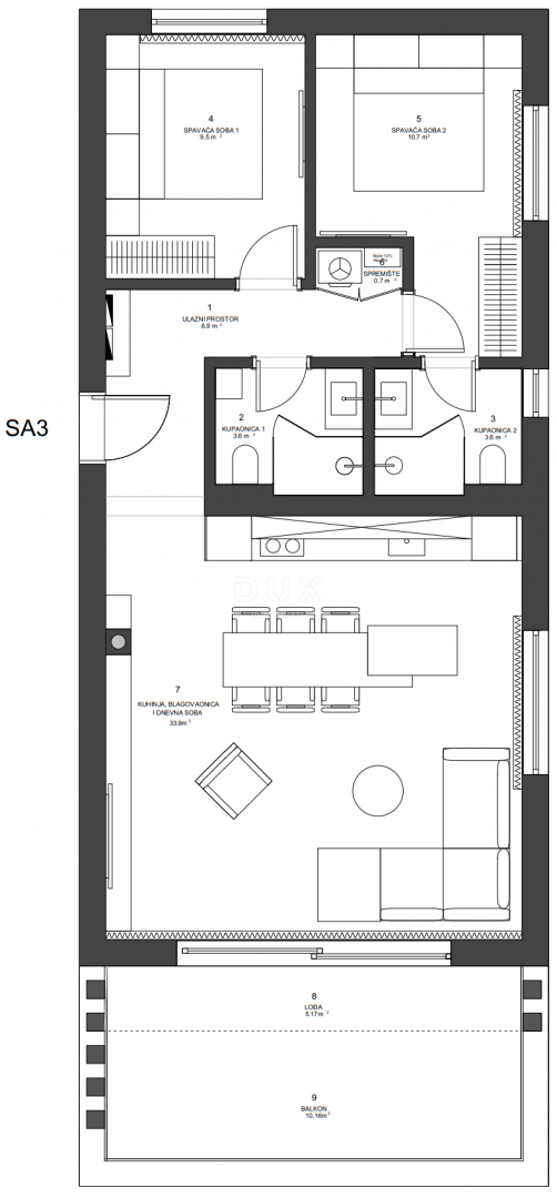 Appartement À vendre - ZADARSKA NIN