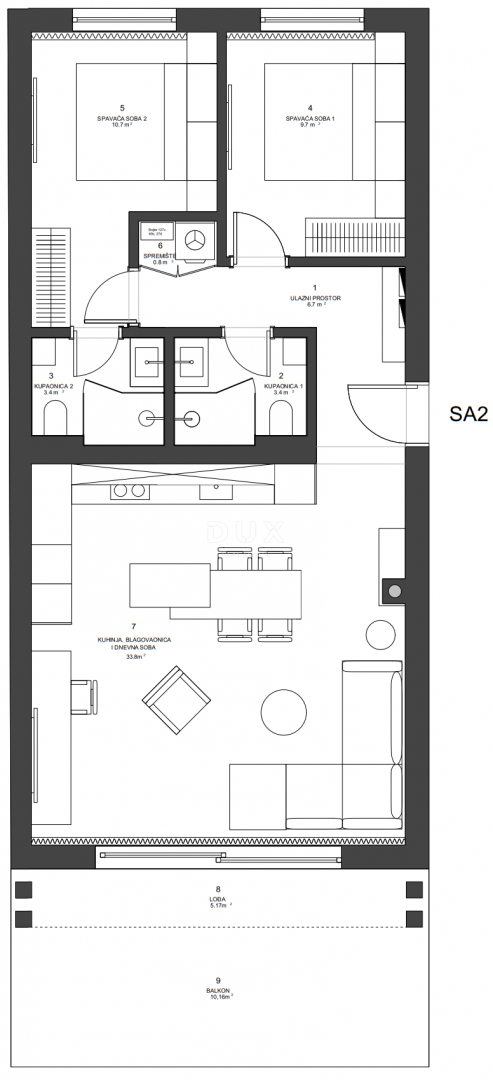 Appartement À vendre - ZADARSKA NIN