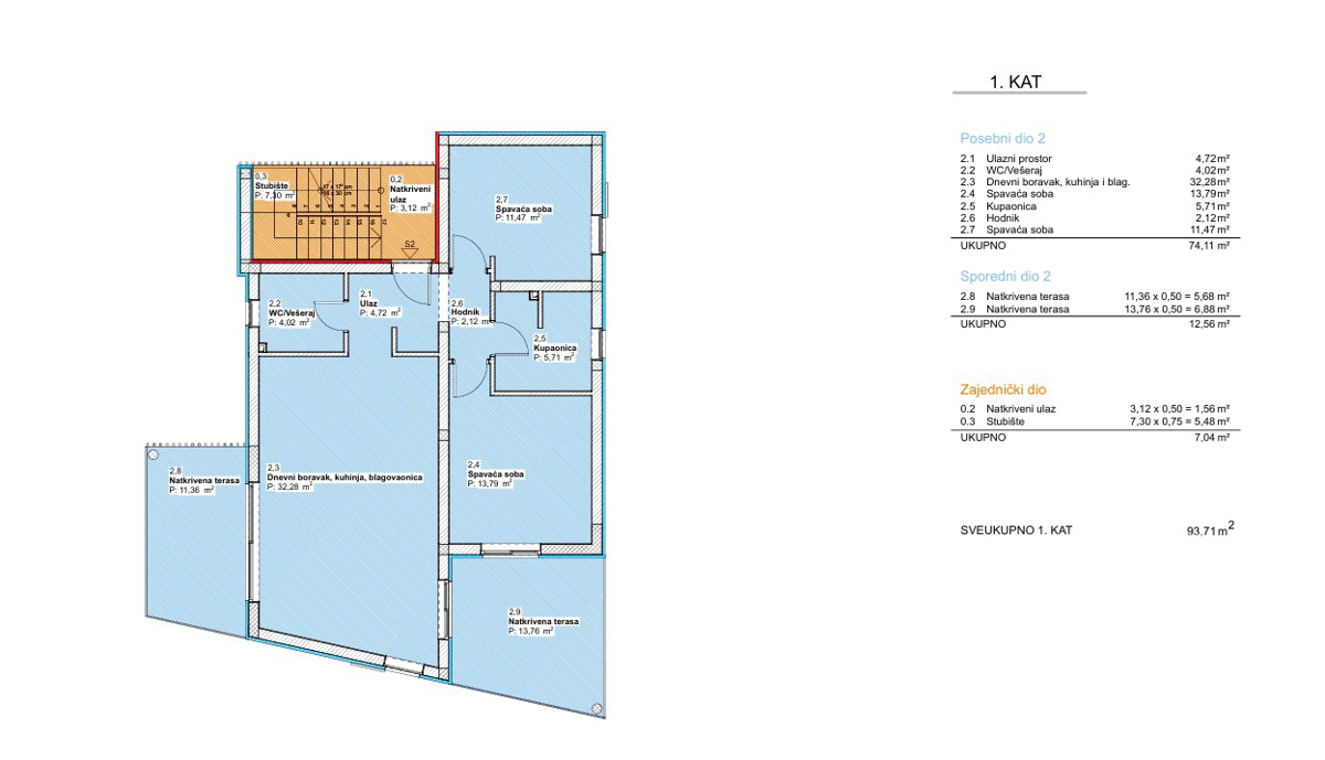Appartement À vendre - ŠIBENSKO-KNINSKA VODICE