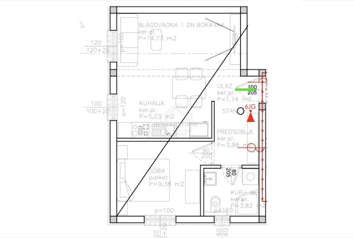 Apartma Naprodaj - Zadarska Zadar - foto 2/3