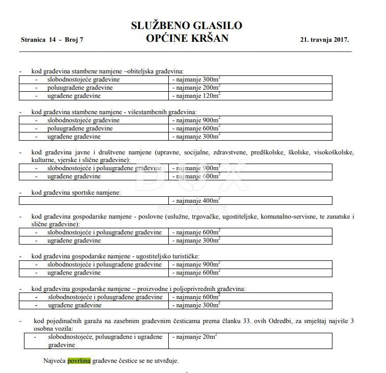 Terreno In vendita - PRIMORSKO-GORANSKA MOŠĆENIČKA DRAGA
