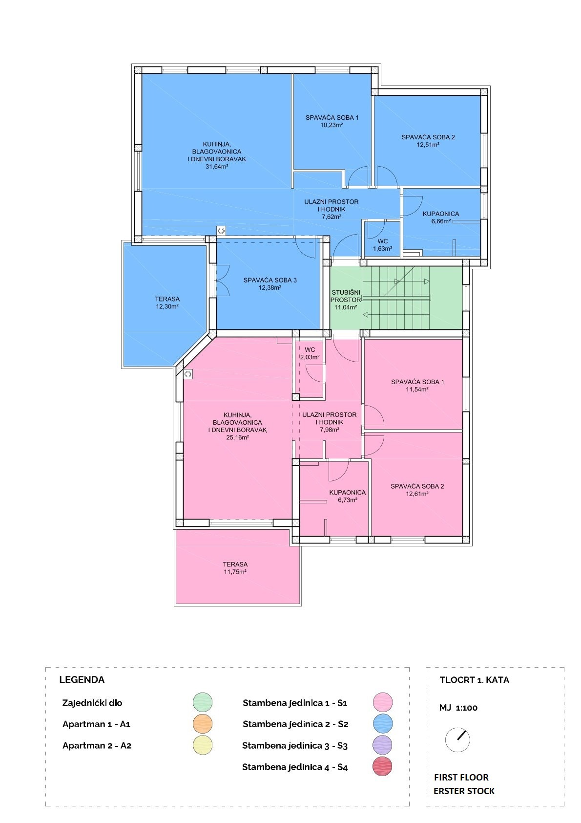 Appartement À vendre - ŠIBENSKO-KNINSKA MURTER