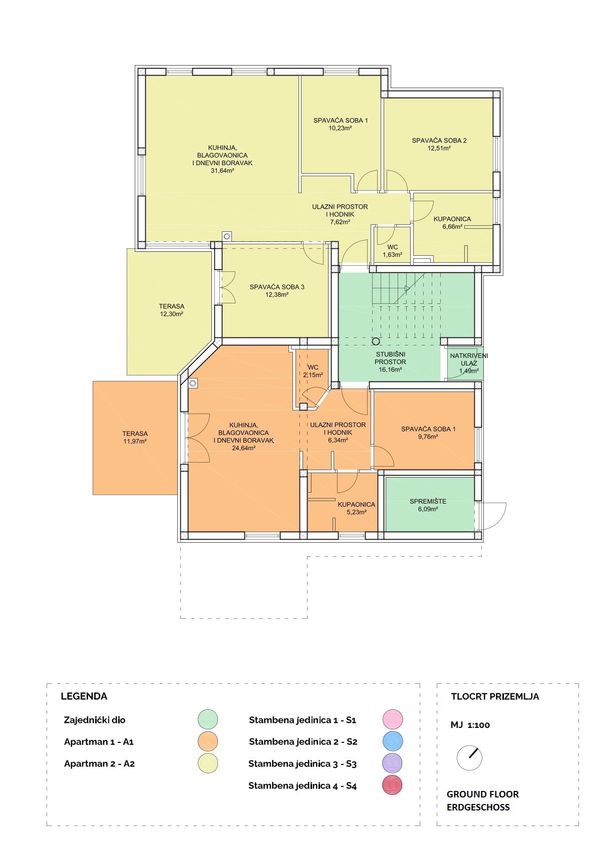 Appartement À vendre - ŠIBENSKO-KNINSKA MURTER