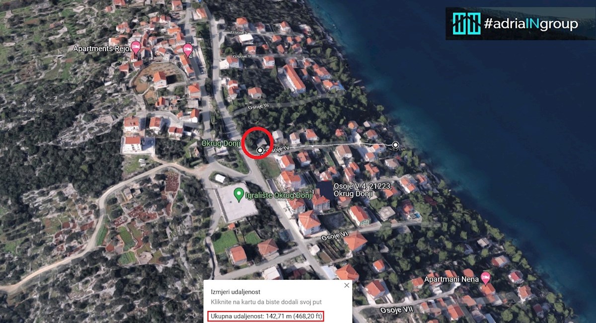 Parcela Na predaj - SPLITSKO-DALMATINSKA ČIOVO