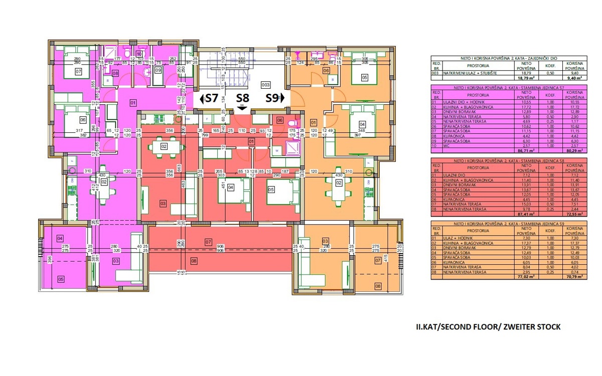 Appartement À vendre - ŠIBENSKO-KNINSKA VODICE