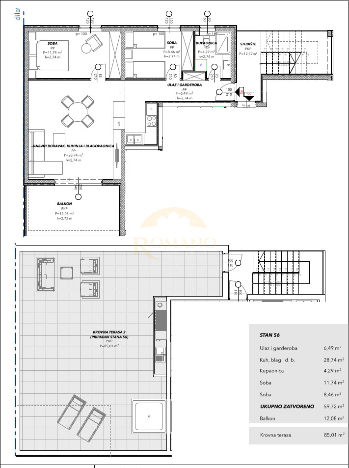 Apartmán Na prodej - Splitsko-dalmatinska Trogir - foto 3/8