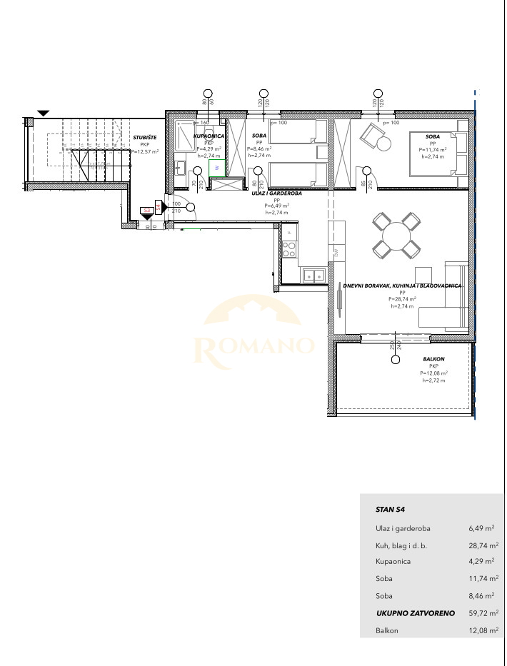 Apartmán Na prodej - Splitsko-dalmatinska Trogir - foto 3/8