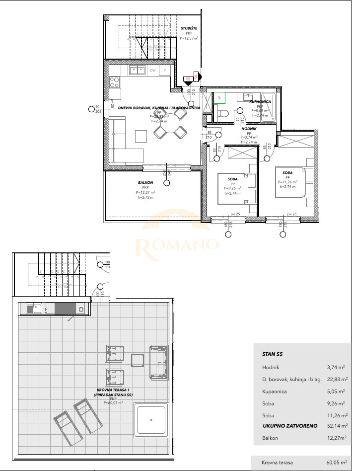 Apartmán Na prodej - Splitsko-dalmatinska Trogir - foto 3/8