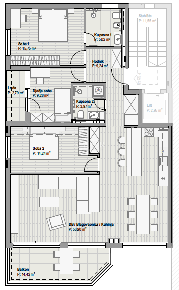 Apartmán Na predaj - PRIMORSKO-GORANSKA RIJEKA
