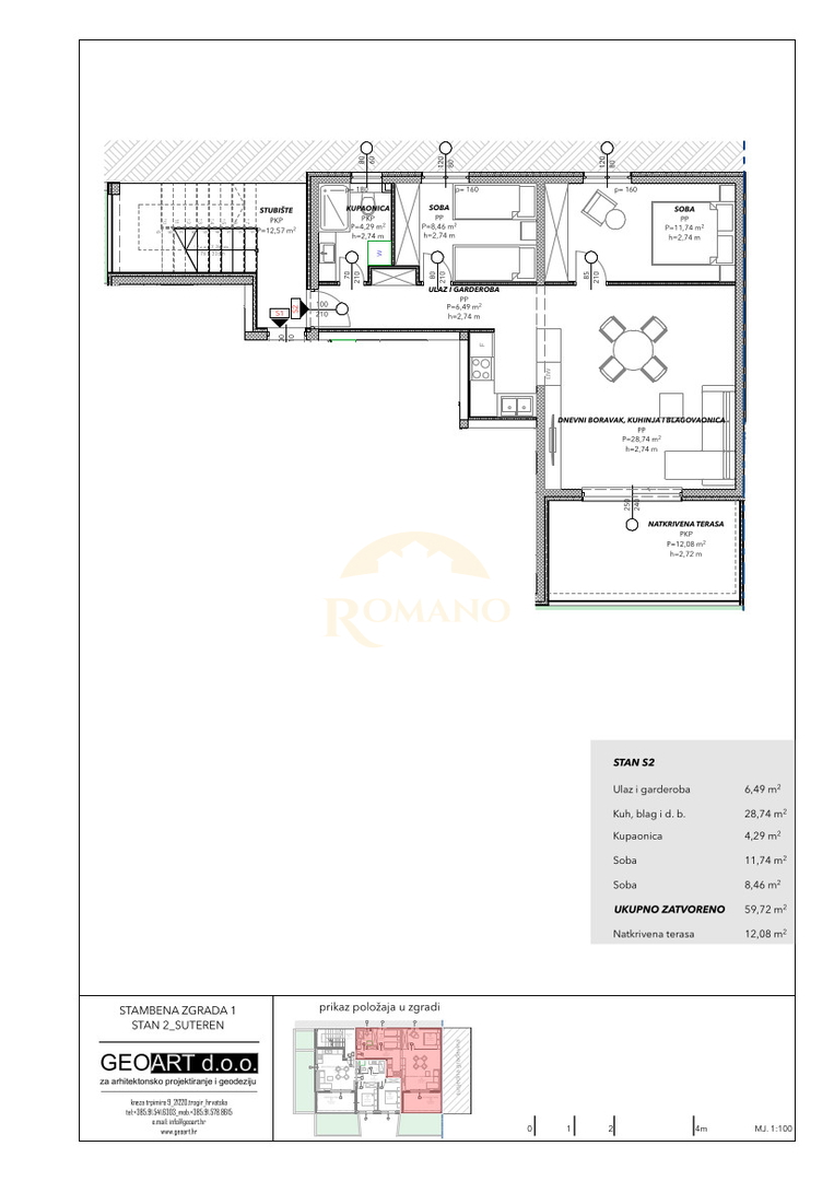 Flat For sale - SPLITSKO-DALMATINSKA TROGIR