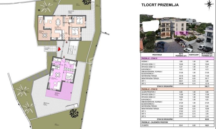 Apartmán na predaj 101 m² – Čiovo