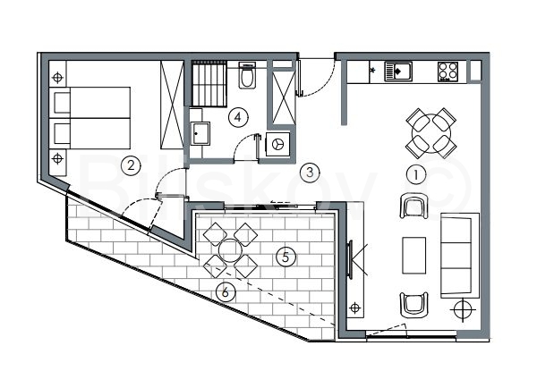 Flat For sale - SPLITSKO-DALMATINSKA MAKARSKA