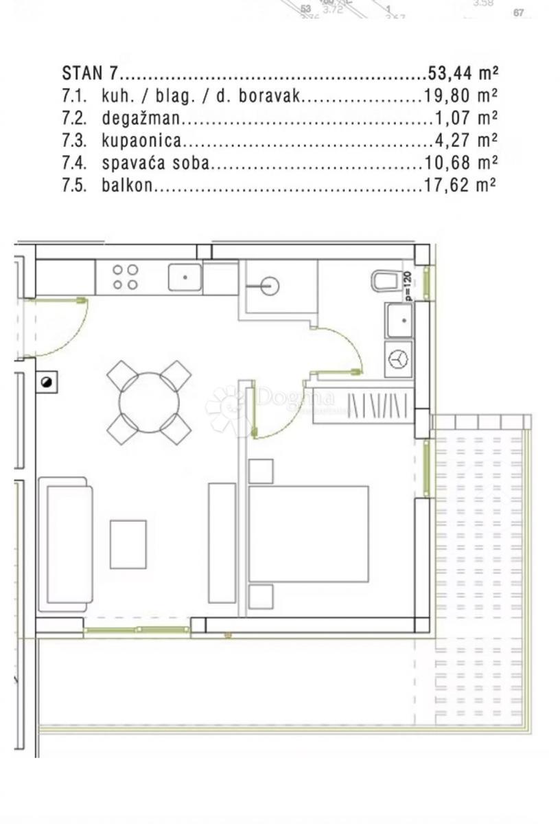 Apartma Na predaj - ZADARSKA NIN