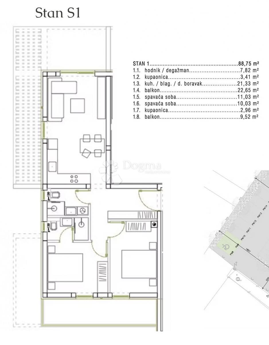 Apartma Na predaj - ZADARSKA NIN