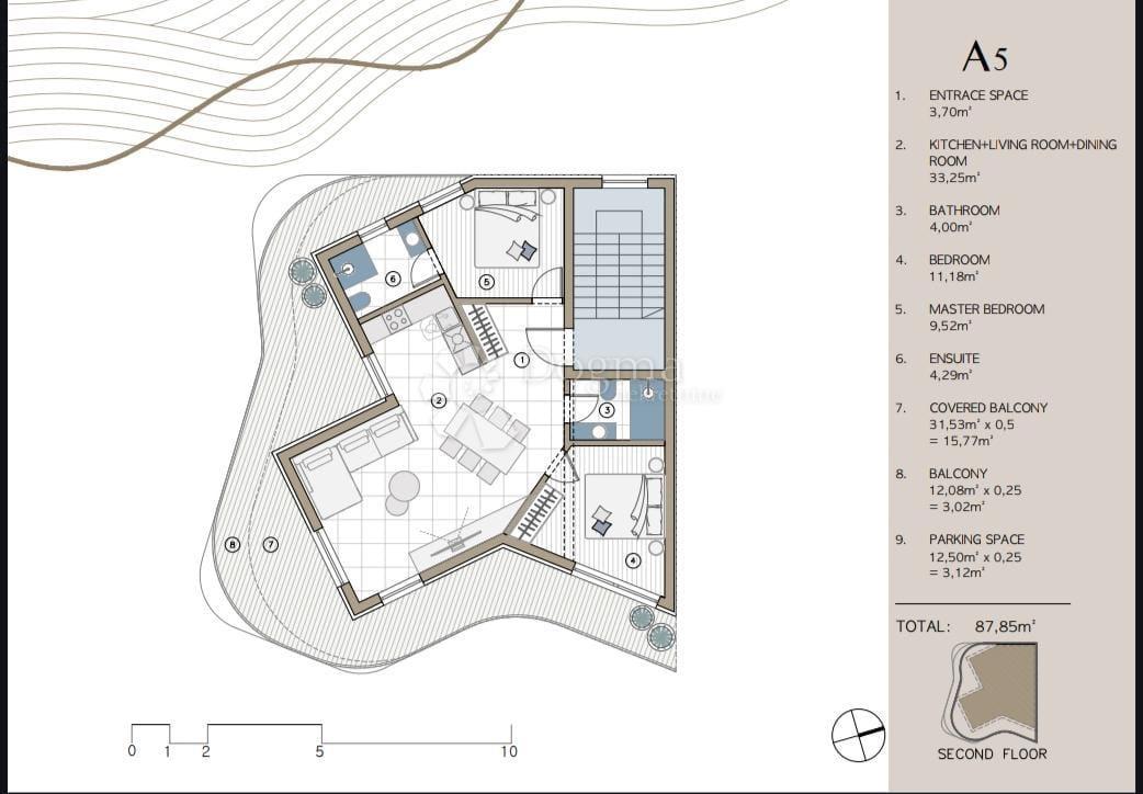 Appartement À vendre - ŠIBENSKO-KNINSKA ROGOZNICA