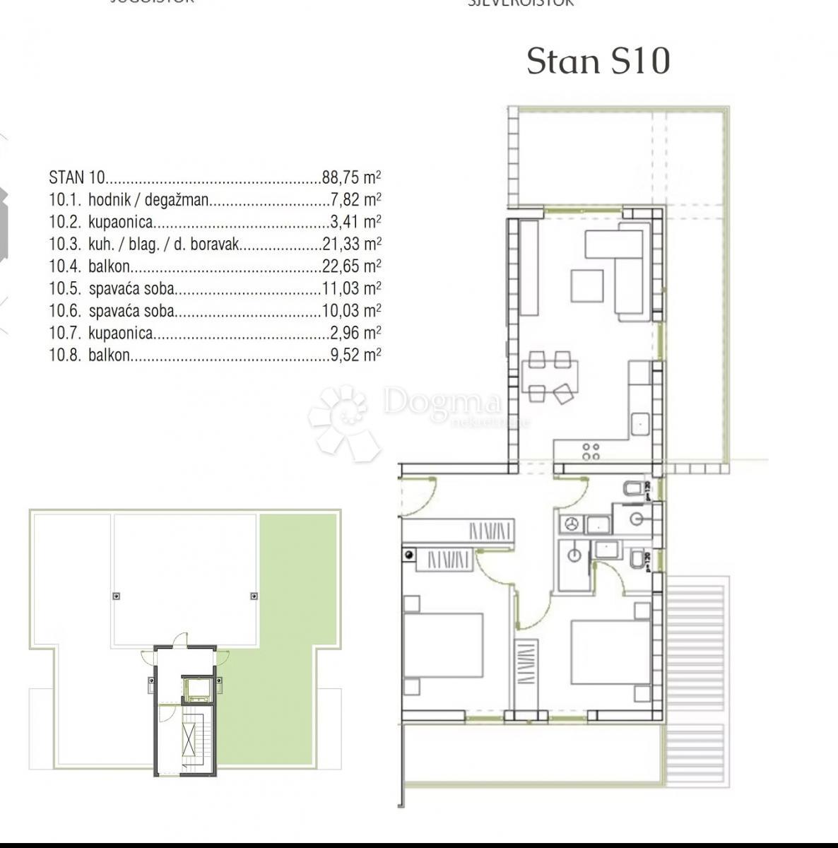 Flat For sale - ZADARSKA NIN