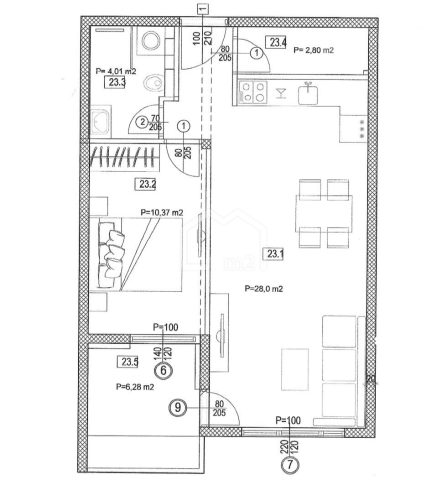 Apartma Na predaj - Splitsko-dalmatinska Seget - foto 3/4