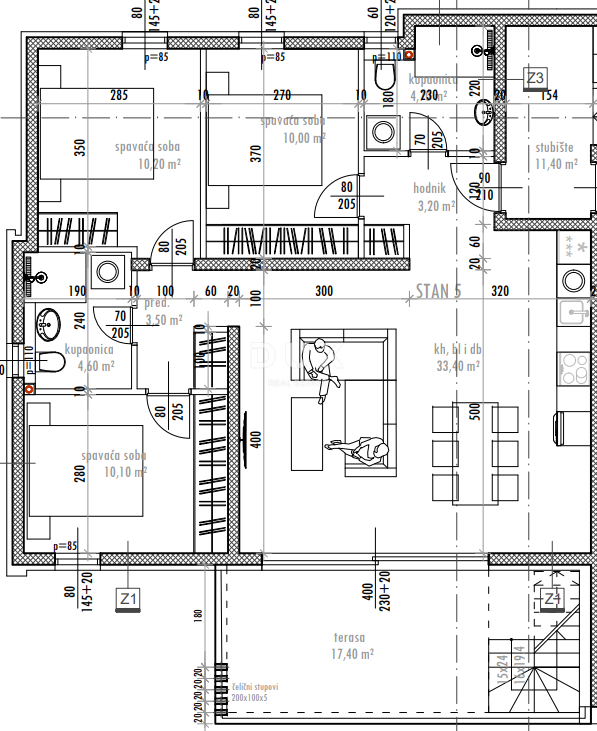 Apartment Zu verkaufen - ZADARSKA SUKOŠAN