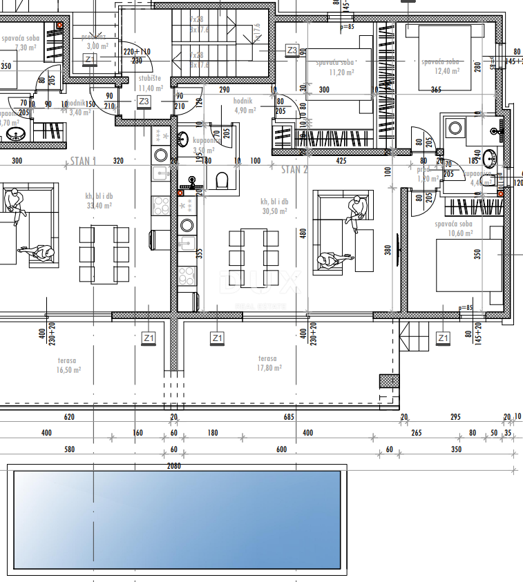 Apartment Zu verkaufen - ZADARSKA SUKOŠAN