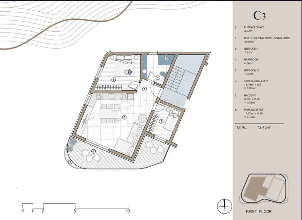 Flat For sale - ŠIBENSKO-KNINSKA ROGOZNICA