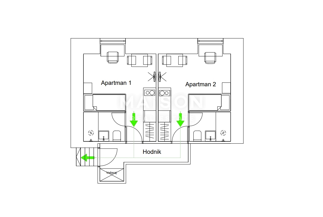 Apartment Zu vermieten - PRIMORSKO-GORANSKA RIJEKA
