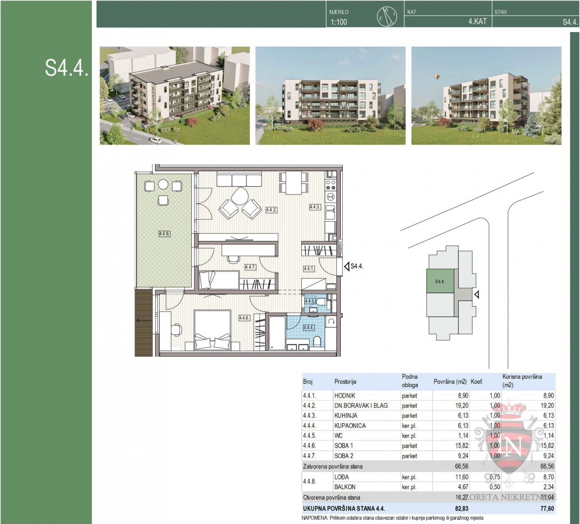 Apartment Zu verkaufen - KRAPINSKO-ZAGORSKA KRAPINSKE TOPLICE