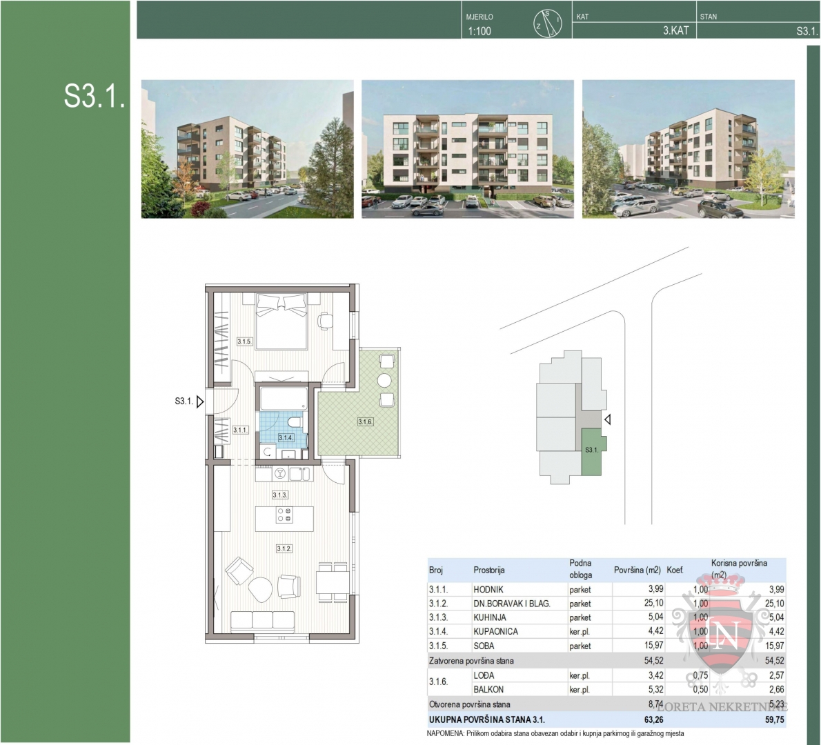 Apartment Zu verkaufen - KRAPINSKO-ZAGORSKA KRAPINSKE TOPLICE