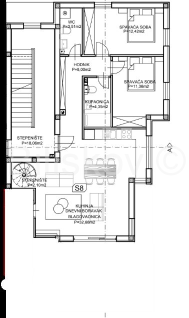 Flat For sale - ŠIBENSKO-KNINSKA VODICE