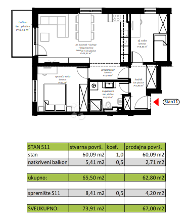 Flat For sale - VARAŽDINSKA NOVI MAROF