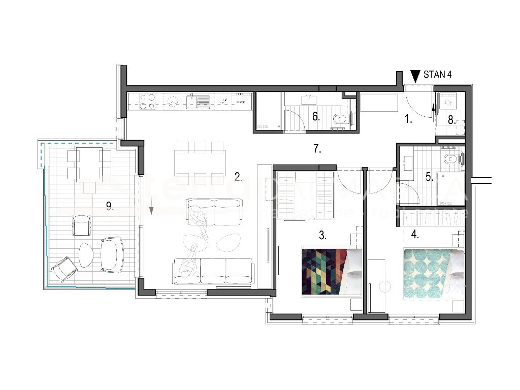 Apartment Zu verkaufen - OSJEČKO-BARANJSKA ŠODOLOVCI