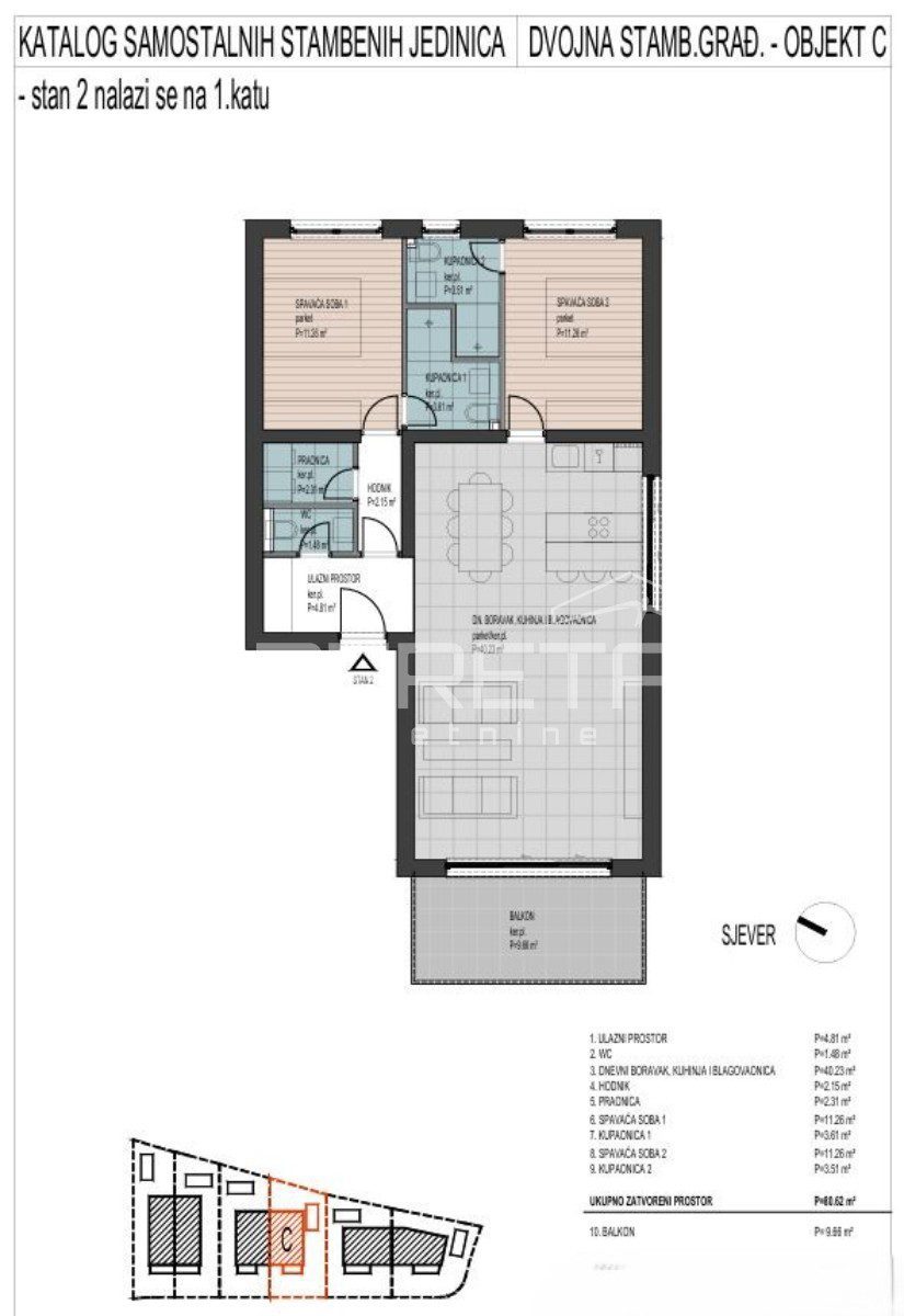 Apartment Zu verkaufen - SPLITSKO-DALMATINSKA ČIOVO