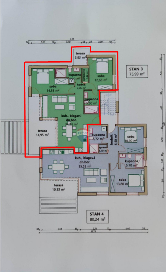 Flat For sale - PRIMORSKO-GORANSKA NOVI VINODOLSKI