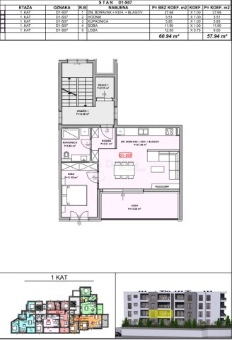 Appartamento in vendita 57 m² – Omiš