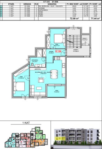Appartamento in vendita 71 m² – Omiš