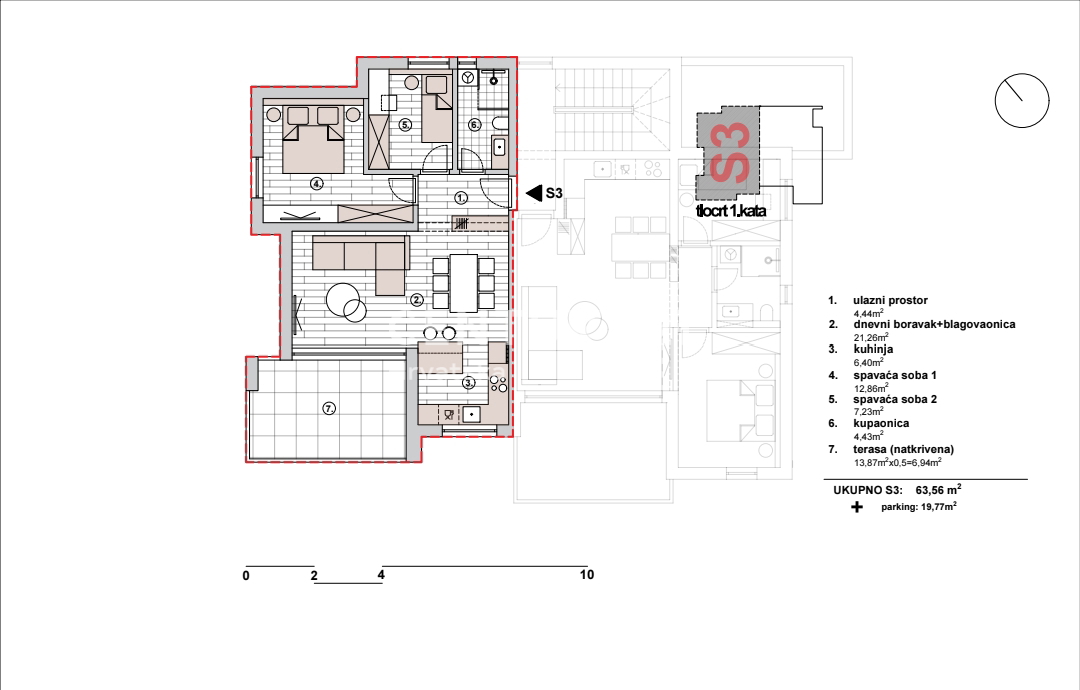 Flat For sale - ŠIBENSKO-KNINSKA PRIMOŠTEN
