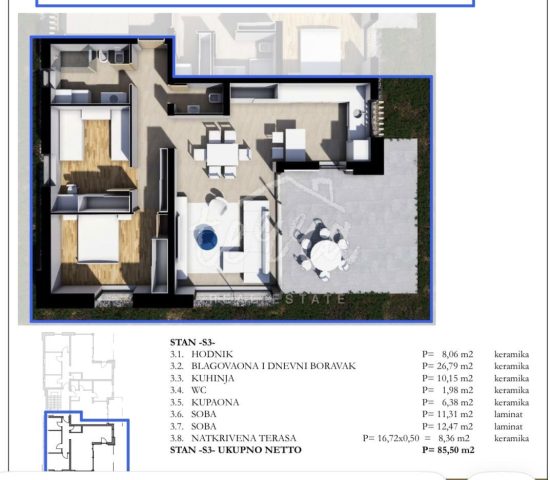 Apartment Zu verkaufen - Istarska Labin - foto 2/3