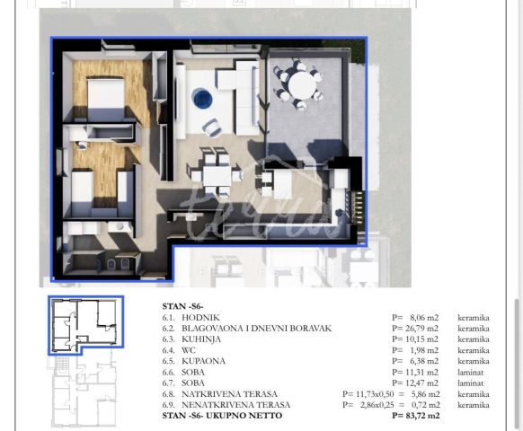 Apartment Zu verkaufen - Istarska Labin - foto 2/3