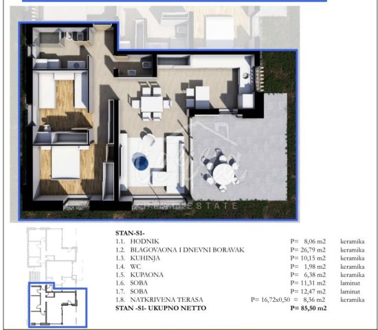 Apartment Zu verkaufen - Istarska Labin - foto 2/3
