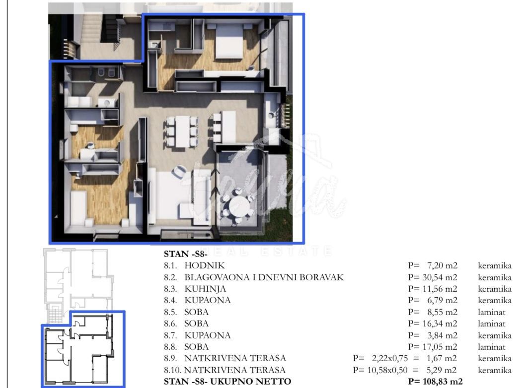 Appartement À vendre - ISTARSKA LABIN