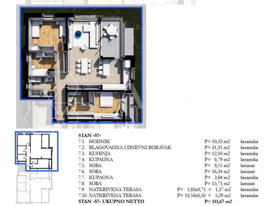 Flat For sale - Istarska Labin - foto 4/4