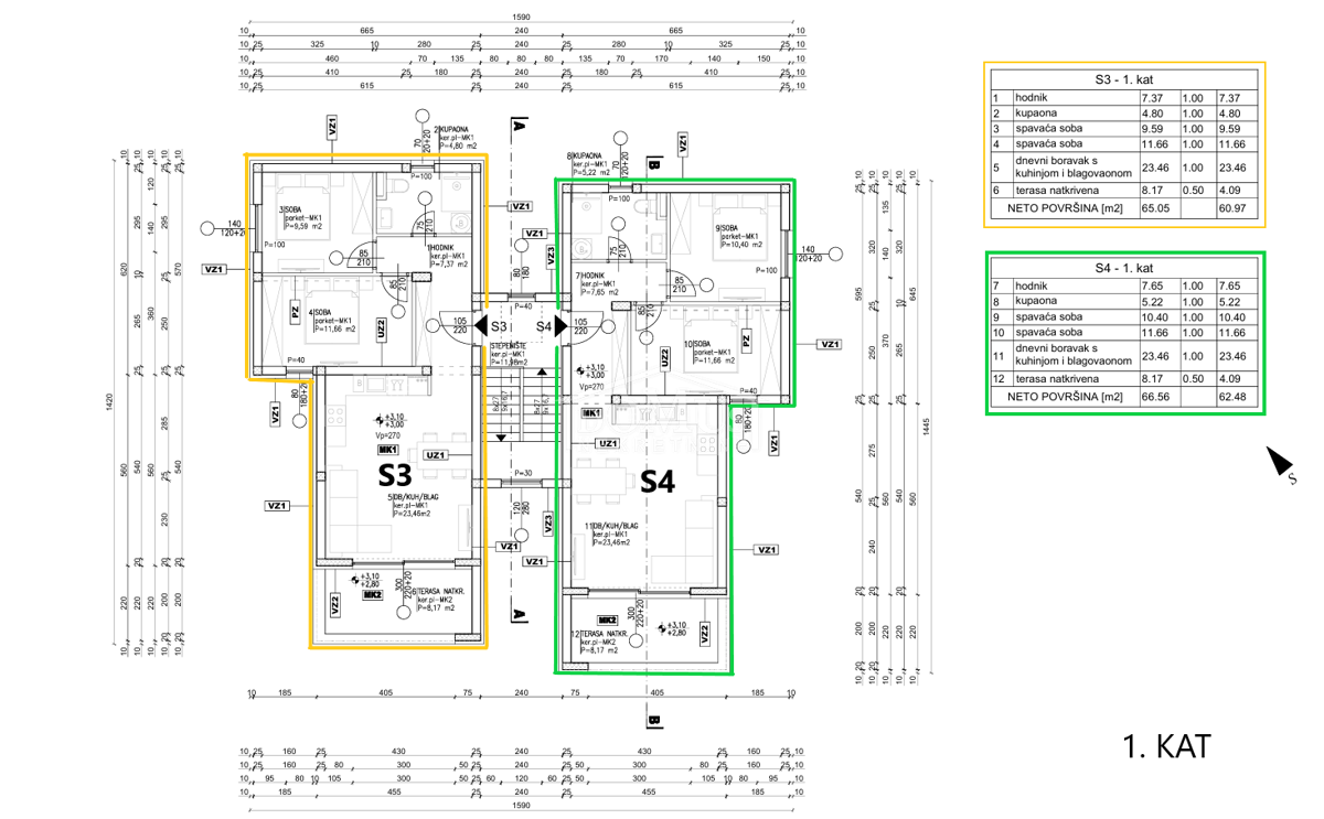 Flat For sale - ŠIBENSKO-KNINSKA VODICE