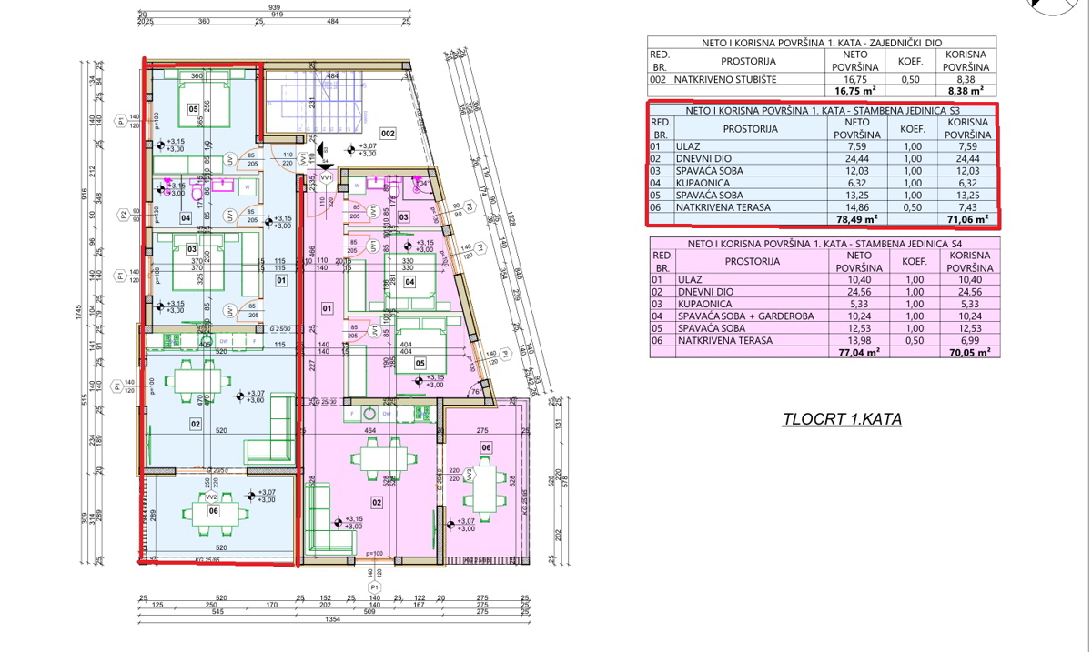Appartement À vendre - ŠIBENSKO-KNINSKA VODICE